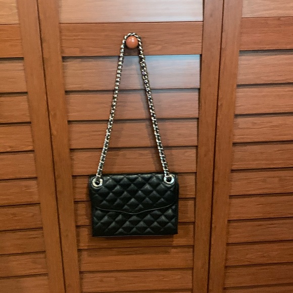 Rebecca Minkoff Black Quilted Leather Handbag - Picture 6 of 9